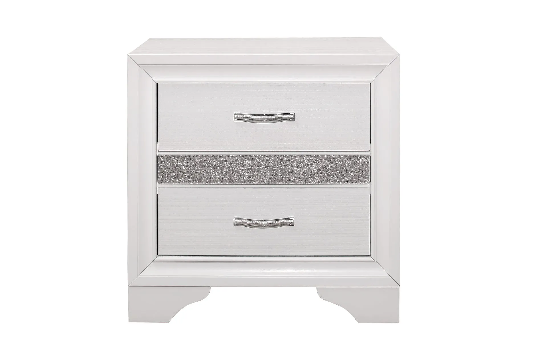 White Luster Bedroom Collection
