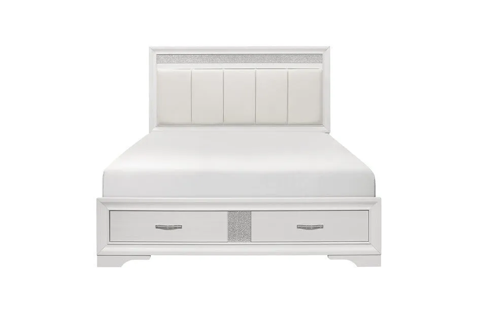 White Luster Bedroom Collection