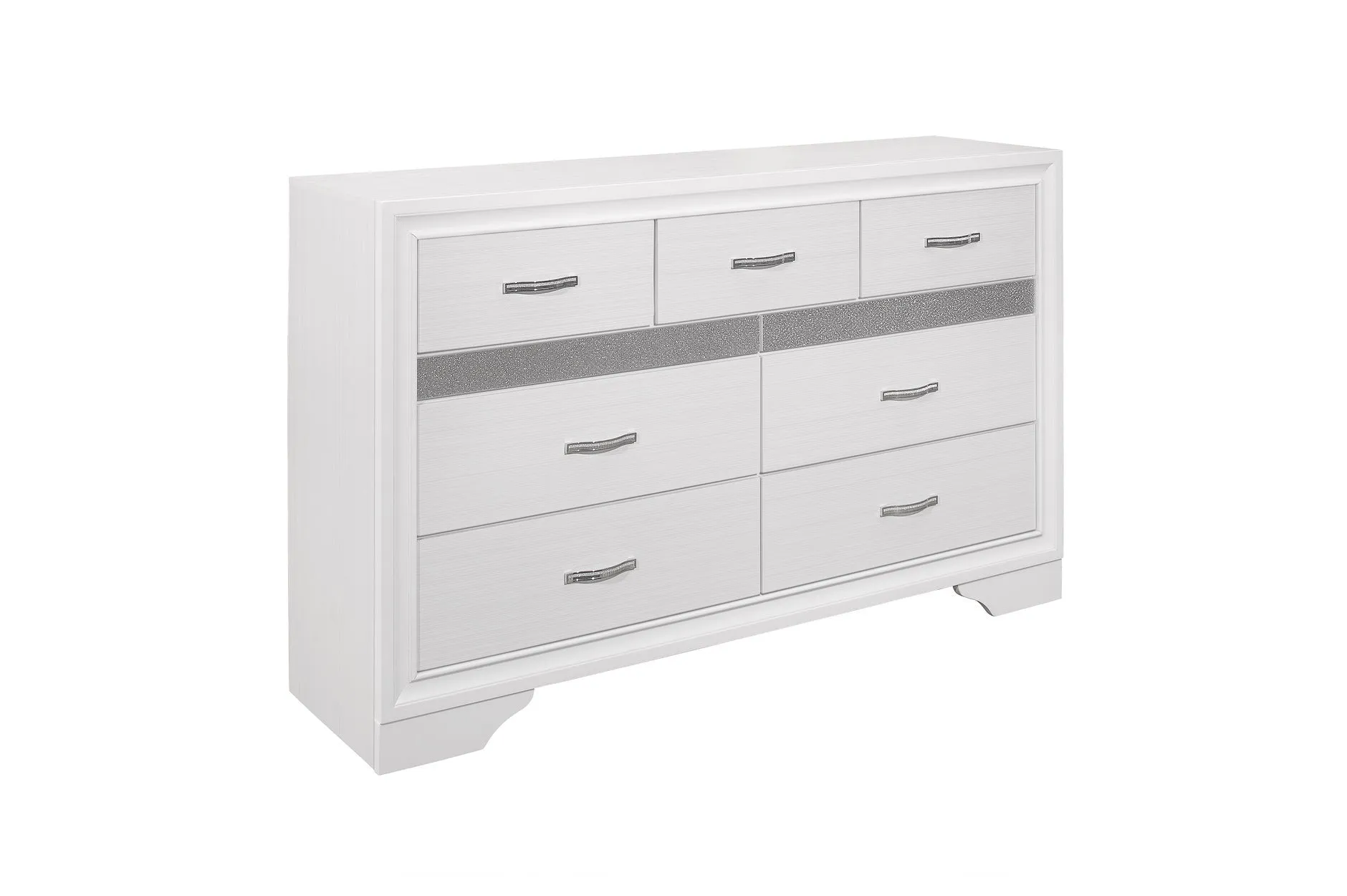White Luster Bedroom Collection