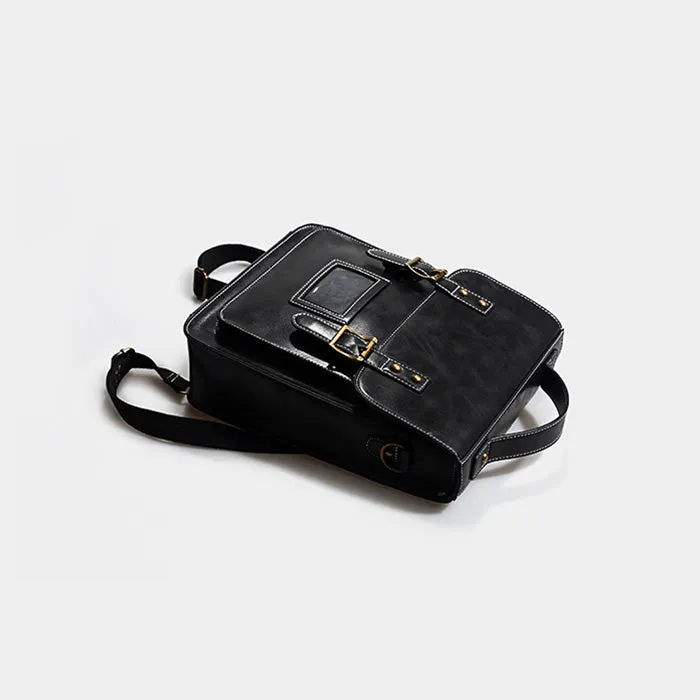 Womens Leather Backpack Purse Crossbody Laptop Messenger Bag Book Bags for Women