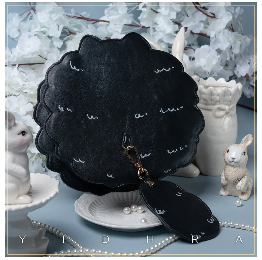 Yidhra~Printed Kawaii Cat Leather Shoulder Bag