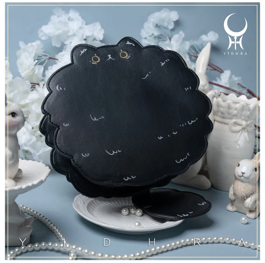 Yidhra~Printed Kawaii Cat Leather Shoulder Bag
