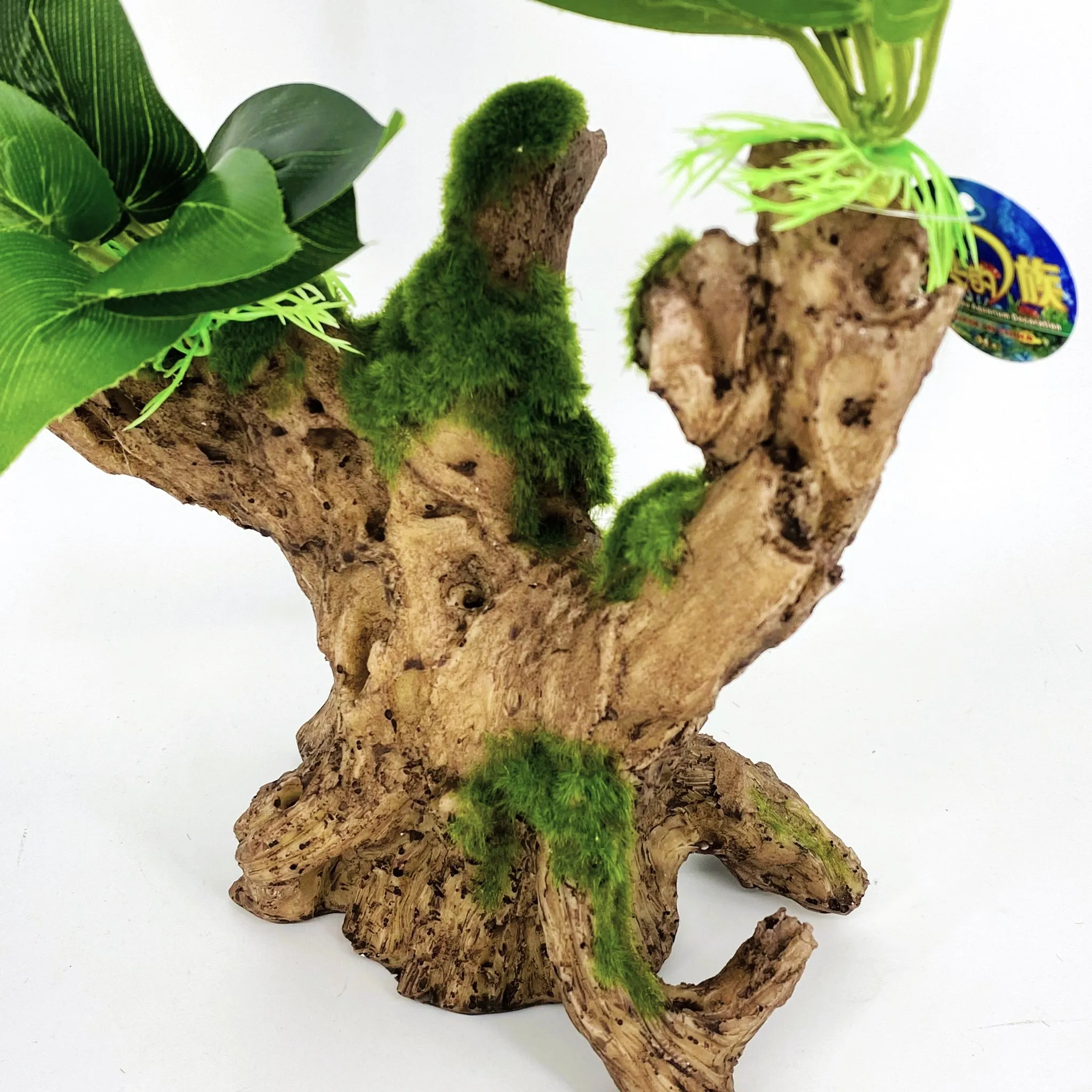 Zhen De Decoration - Wood w/ Plants - F3074-6